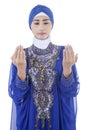 Young muslim woman praying Royalty Free Stock Photo