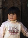 Young Naga Baby Portrait at Khonoma Village on 4th Dec 2016 at Khonoma Village,nagaland