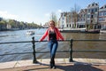 Young native dutch woman in Amsterdam Netherlands