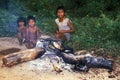 Young native indian Awa Guaja of Brazil