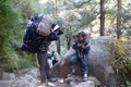 Young Nepalese porters Royalty Free Stock Photo