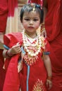 Young Nepali Girl Celebrating Tej