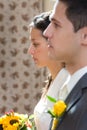 Young newlywed couple Royalty Free Stock Photo