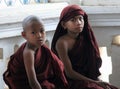 Young novice monks