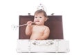 Young pageant queen Royalty Free Stock Photo