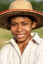 Young Palaung man, Hsipaw, Myanmar Royalty Free Stock Photo