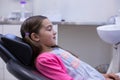 Young Patient Sitting On Dentists Chair