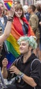 2019: Young people attending the Gay Pride parade also known as Christopher Street Day CSD in Munich, Germany