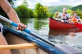 Young People Canoeing Royalty Free Stock Photo