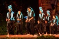 Traditional young people dancers Indian culture