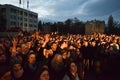 Young people on the concert.