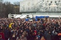 Young people on the concert.