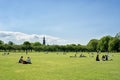 Young people enjoying a sunny day Royalty Free Stock Photo