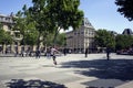 Young people skate at Republic square