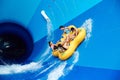 Young people sliding, extreme sport