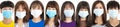 Young people and student wearing medical masks to prevent disease, flu and covid-19