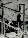 A young person weaving fabrics in Dodowa, Ghana c.1959