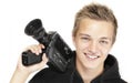 Young photographer Royalty Free Stock Photo