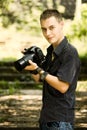 Young photographer Royalty Free Stock Photo