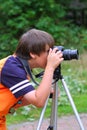 Young photographer Royalty Free Stock Photo