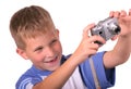 Young photographer Royalty Free Stock Photo