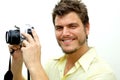 Young Photographer with camera Royalty Free Stock Photo