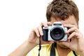 Young Photographer with camera Royalty Free Stock Photo