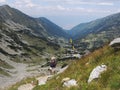 Young Photographer in Mountain Royalty Free Stock Photo