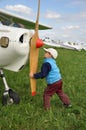 Young pilot Royalty Free Stock Photo