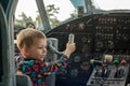 Young pilot