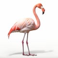 Young pink flamingo