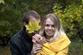 Young playful couple in love Royalty Free Stock Photo