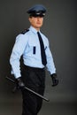 Young policeman in uniform Royalty Free Stock Photo