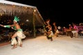 Young Polynesian Pacific Island Tahitian Men Dancers