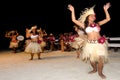 Young Polynesian Pacific Island Tahitian Woman Dancers