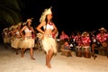 Young Polynesian Pacific Island Tahitian Woman Dancers