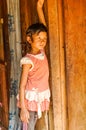 Young posing girl in Nepal