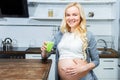 Young pregnant woman. Expectation of baby concept Royalty Free Stock Photo