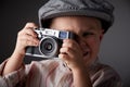 Young press photographer