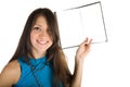 Young pretty girl with book