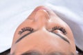 Enhancing Natural Beauty: Luxurious Silk Eyelash Treatment in a Serene Salon