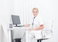 Young professional female doctor Royalty Free Stock Photo