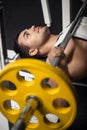 Young professional sportsman having a workout Royalty Free Stock Photo