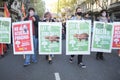 Young protesters demanding the wetlands law in Buenos Aires, Argentina