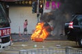 Young protesters, Protest hong kong 2019, police running against protester