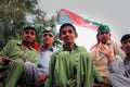 Young PTI Supporters in Karachi, Pakistan