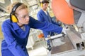 Young qualified people forced to work at factory