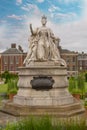 A young Queen Victoria Monument outside Kensington Palace Royalty Free Stock Photo