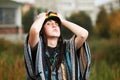 Young rastafarian man Royalty Free Stock Photo