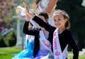 Young royalty in a parade